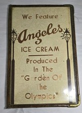 Vtg 1944 Clallam Bay Inn Cafe (Washington) Menu W Angeles Ice Cream picture