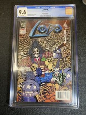 🔥 Lobo #4 CGC 9.6 NM+ Rare Newsstand (DC 1990) Classic Simon Bisley Art 🔥 picture