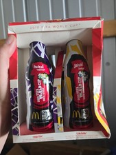 Coca Cola & McDonald's Alum Bottles FIFA 2010 World Cup Set / 4 NIB  -S.  Africa picture