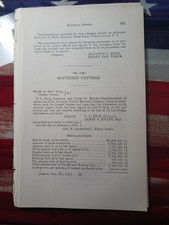 1874 Train Report SOUTHERN CENTRAL RAILROAD Fair Haven Moravia Richford New York picture