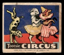 1933 R152 Tootsie Circus #14 The Dog Act PR picture