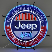 Jeep Neon sign 4x4 Garage wall lamp light Wrangler Gladiator 2025 CJ-6 Rubicon picture