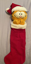 Garfield Christmas Stocking United Syndicate Rare Vintage Dakin 1978-81 picture
