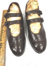 antique sample shoes pair women's button Edwardian original advertising 1890 picture