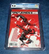 SPIDER-MEN II #1 1:50 Julian Totino Tedesco variant CGC 9.6 MARVEL 2017 NM+ picture