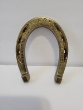 VTG Gold Rush Junction Brass Horseshoe Souvenir Pigeon Forge Dollywood Mark picture