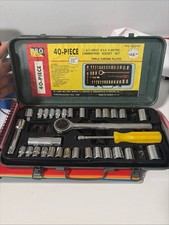 Pro Brand 40 Piece Ratchet Tool Set INCOMPLETE SEE PICS picture