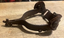 SINGLE Western Cowboy Spur - BB - BOB BLACKWOOD OFFSET Bull Riding Spur picture