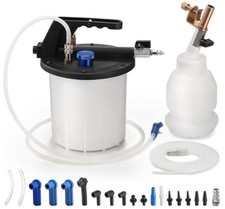 Kit purgador frenos 3L neumático con bomba vacío botella 1L y adaptadores picture
