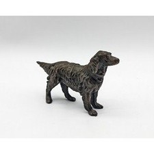 Vintage St Augustine Florida Bronze Irish Setter Bronze Figurine 2.25