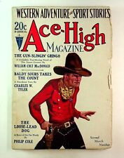 Ace-High Magazine Pulp Mar 18 1928 Vol. 41 #2 VG- 3.5 picture