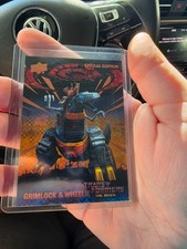 transformers upper deck trading card gridlock and wheelie unicron 57/86 picture