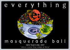 c1990s Washington DC New Year's Eve Masquerade Ball Paul Moore Designs Postcard picture