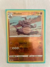 Pokemon TCG Lost  Origin Rhydon 090/196 Reverse Holo Uncommon picture