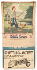 Antique 1948 Tums Advertising Calendar William McCoy Gone Fishing picture
