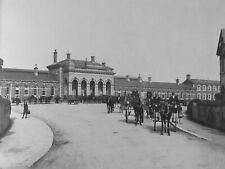 IRISH STEAM ULSTER RAIWAY STATION PORTADOWN BUILT 1862  RARE MOUNTED PRINT picture