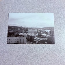 Seattle Cityscape Silver Gelatin Print 1960s Space Needle Bridge Urban picture