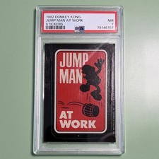 Nintendo 1982 Donkey Kong Stickers Jumpman 