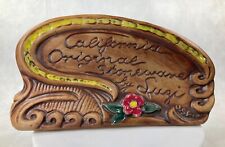 Pottery DEALER SIGN California Originals Stoneware by Suzi Advertising Display picture