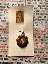 RARE RELIC Holy  St. Rita : Stunning wax seal present - Cascia - 1900's  picture