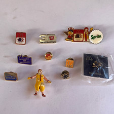 McDonald's Mixed Lot 10 Promo Lapel Pins Sprite IOC Super Streak Multicolor picture