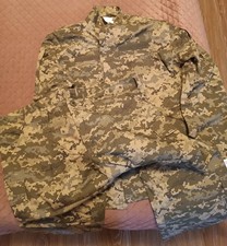 BIG size Ukrainian Army MM14 Pixel CamoCombat Uniform Suit Tactical Military Set picture
