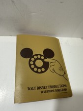 Rare 1982 Walt Disney Productions Executive Employee Telephone Directory Binder picture