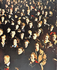 1940 Young People Crowding and Smiling Happy Curious Kids Fortune Magazine Image picture
