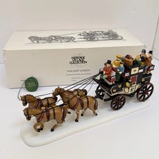 Vintage Dept 56 Dickens Village Holiday Coach 5561-1 Retired Original Box picture