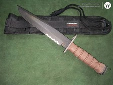 Vintage Knife OKC-3S Bayonet USMC & MOLLE Sheath Military Ontario Knife Co picture