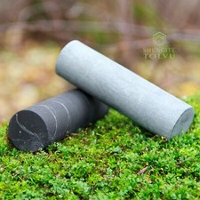 Shungite and Soapstone Cylinders for meditation Unpolished Natural stones, Tolvu picture