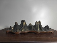 #1148.old chinese Suiseki Bonsai YouLan mountain stone--chinese art stone picture