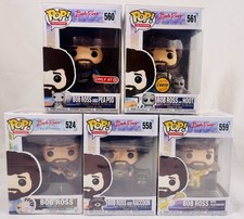 Funko Pop Bob Ross: The Joy of Painting — Lot of 5 picture