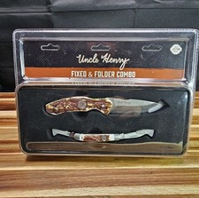 Uncle Henry 1227081 Fixed/Folder Combo 2025 Collectors Gift Tin picture