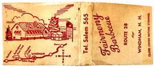 1940s Fairmont Barbecue Matchbook Windham New Hampshire Route 28 Restaurant picture
