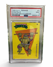 1989 O-Pee-Chee TMNT Donatello #91 PSA 9 MINT POP 3 O-P-C Ninja Turtles picture