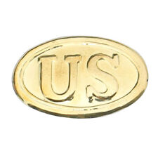 Replicated Civil War Enlisted Union Soldier Oval Brass Belt Buckle Reenactment picture