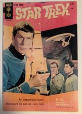 Vintage Star Trek #1 Gold Key 1967 VG- 1st App Kirk & Spock Silver Age Sci-Fi picture