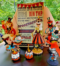 PIER ONE HALLOWEEN ENCHANTED CIRCUS & CANVAS SIGN picture