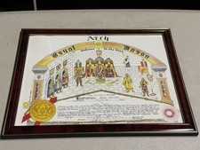Royal Arch Mason Holiness to the Lord Grand Chapter Membership Certificate 2017 picture
