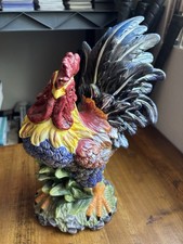 Vintage “A Day In The Country” 11” Ceramic Rooster picture