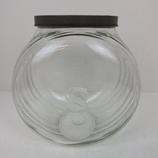 Vintage Sheath Sellers Hoosier Sugar Ribbed Canister With Lid General Store picture