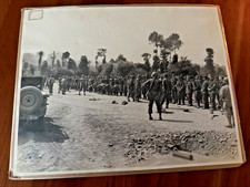 FREE SHIP Rare 1944 German POWs (?) Normandy US Liberation France 11x14 Photo picture