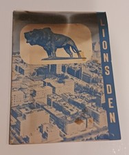 Vintage LIONS DEN Restaurant Menu c1940s City Aerial View Ephemera Chicago RARE picture