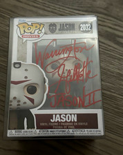 Signed by Warrington Gillette played Jason + QUOTED + COA | JASON #2032 picture