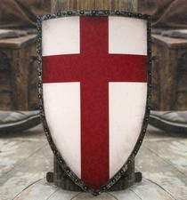 Medieval Knight Fall Authentic Templar Sign Battle Warrior Templar Shield 28