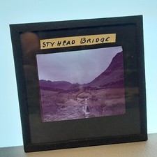 Stockley Bridge Cumbria Photo Magic Lantern Slide Styhead Borrowdale RARE picture