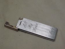 vintage Collibri lighter slim solid metal engraved 