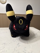 Vintage 2010 Pokémon Center Umbreon Pillow Buddy Fold-Out Plush Pet Rare Japan picture