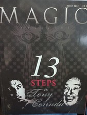 Tony Corinda 13 Steps Magic Magazine Issue March 2008 #17 picture